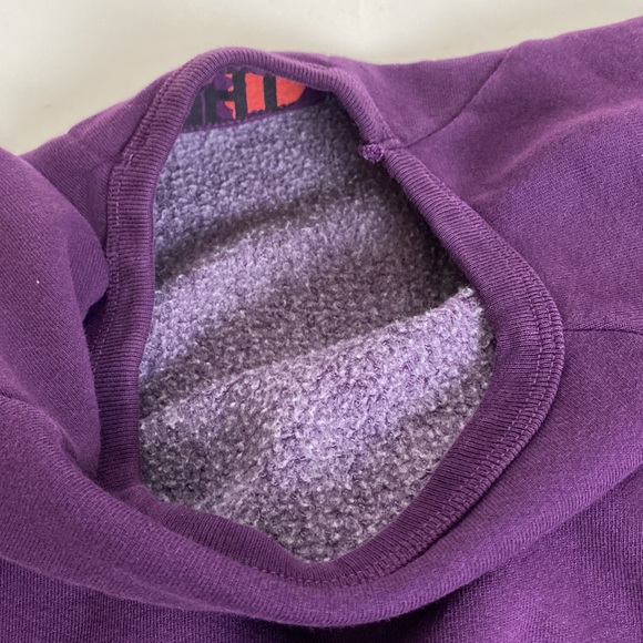 FREE CITY Sweatshirt Giant Open Hand Raglan in Purple women’s Size S - Picture 8 of 10